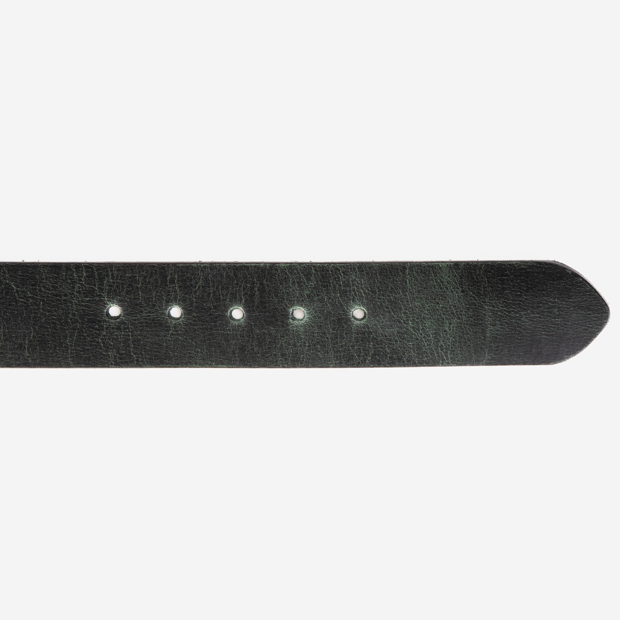 The Prime Forest Green Leather Belt Universal Fit