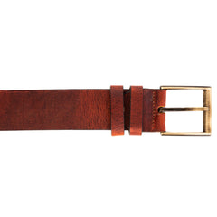 The Prime Burnt Sienna Leather Belt Fine Craftsmanship