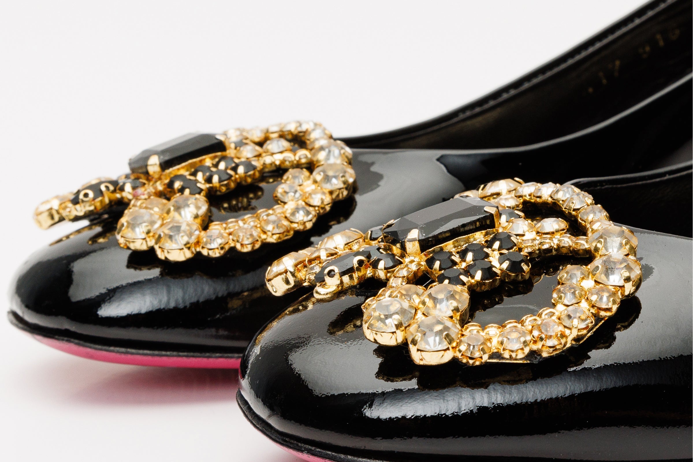 The Foggia Black Leather Block Heel Pump Shoe Fine Craftsmanship