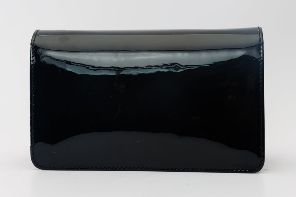 The Vigo Black Patent Leather Handbag Exclusive Style