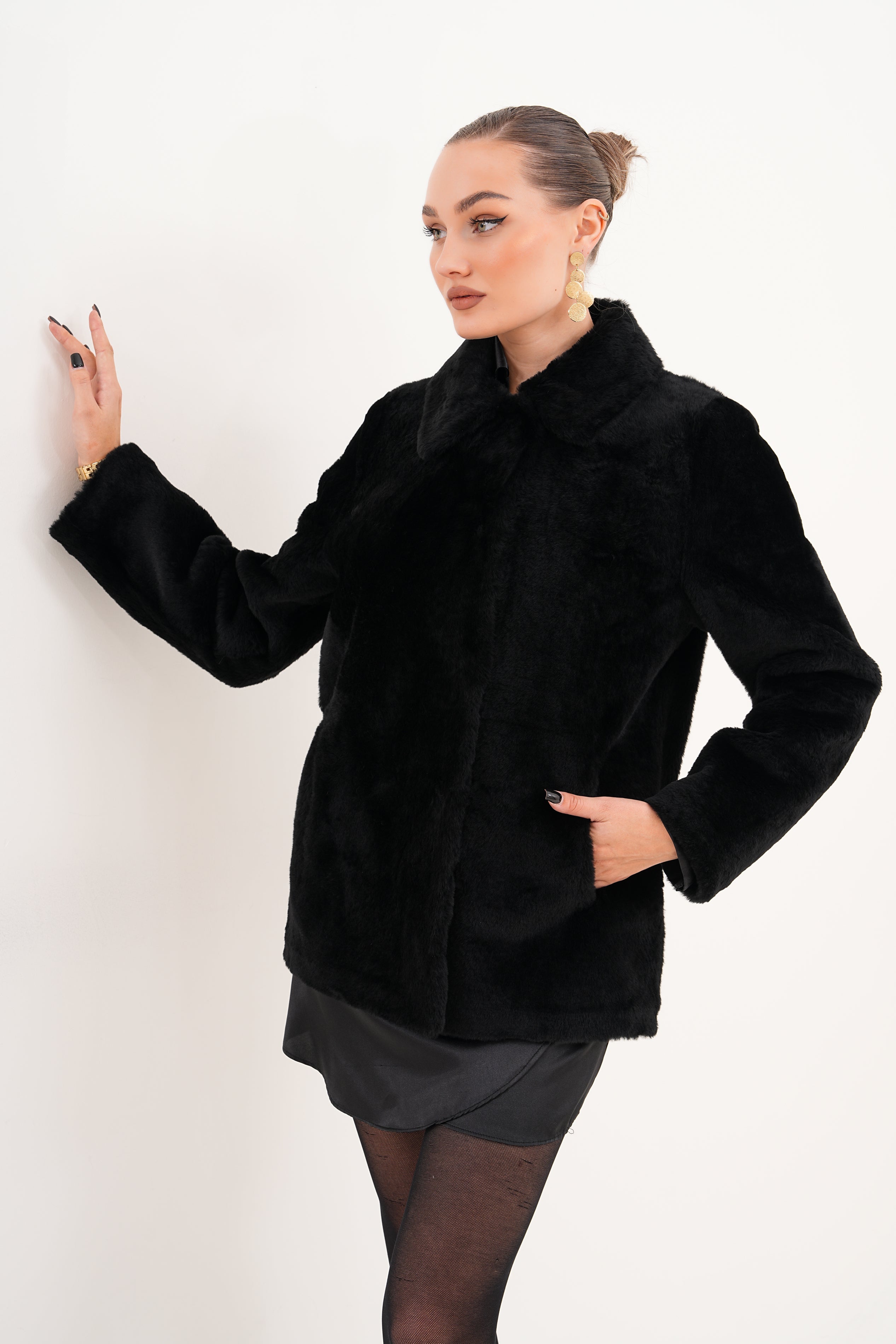 The Ava Reversible Shearling Leather Jacket Exclusive Style