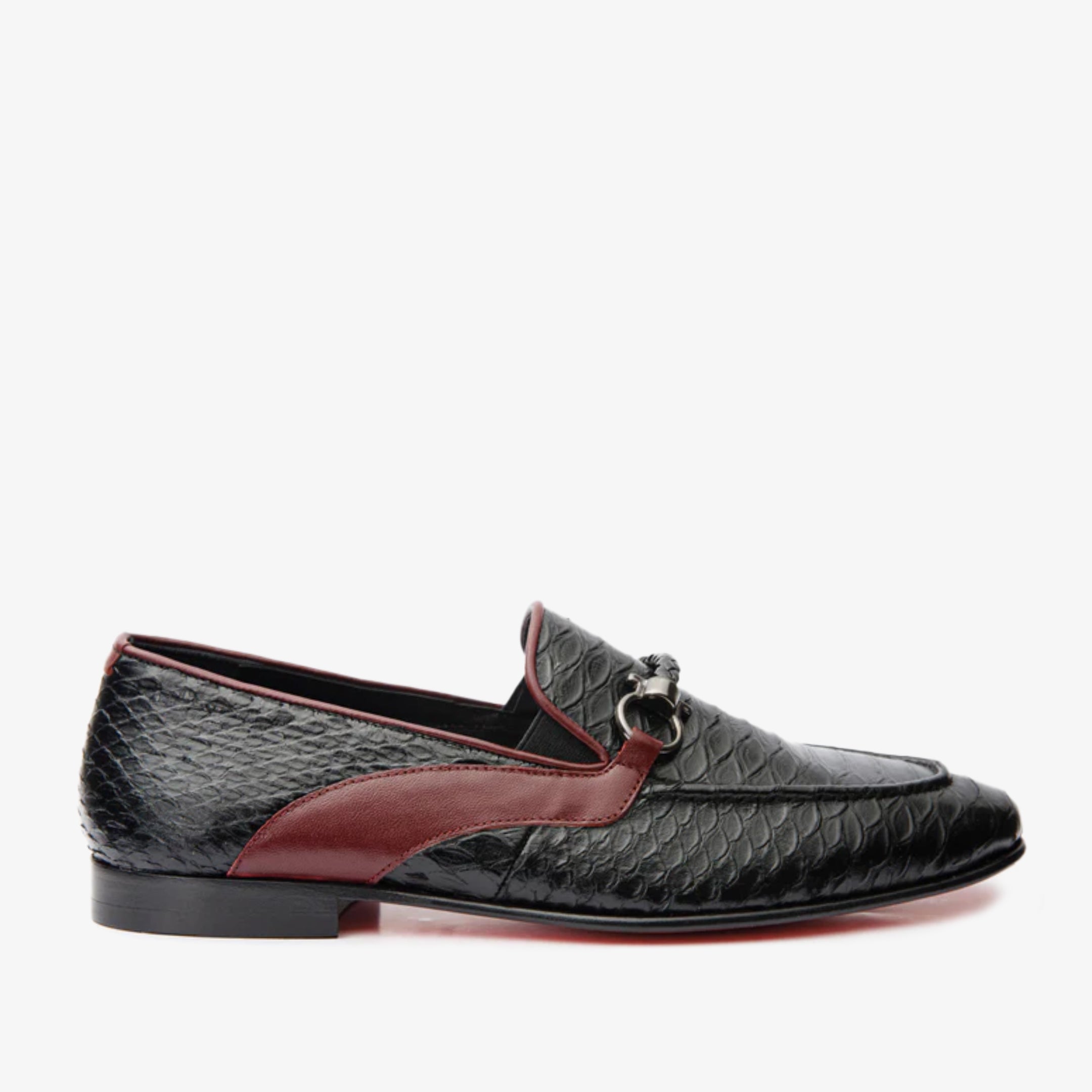 The Milano Black Shoe Bit Loafer  Shoe Final Sale! All New