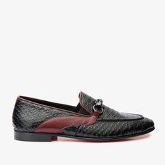 The Milano Black Shoe Bit Loafer  Shoe Final Sale! All New