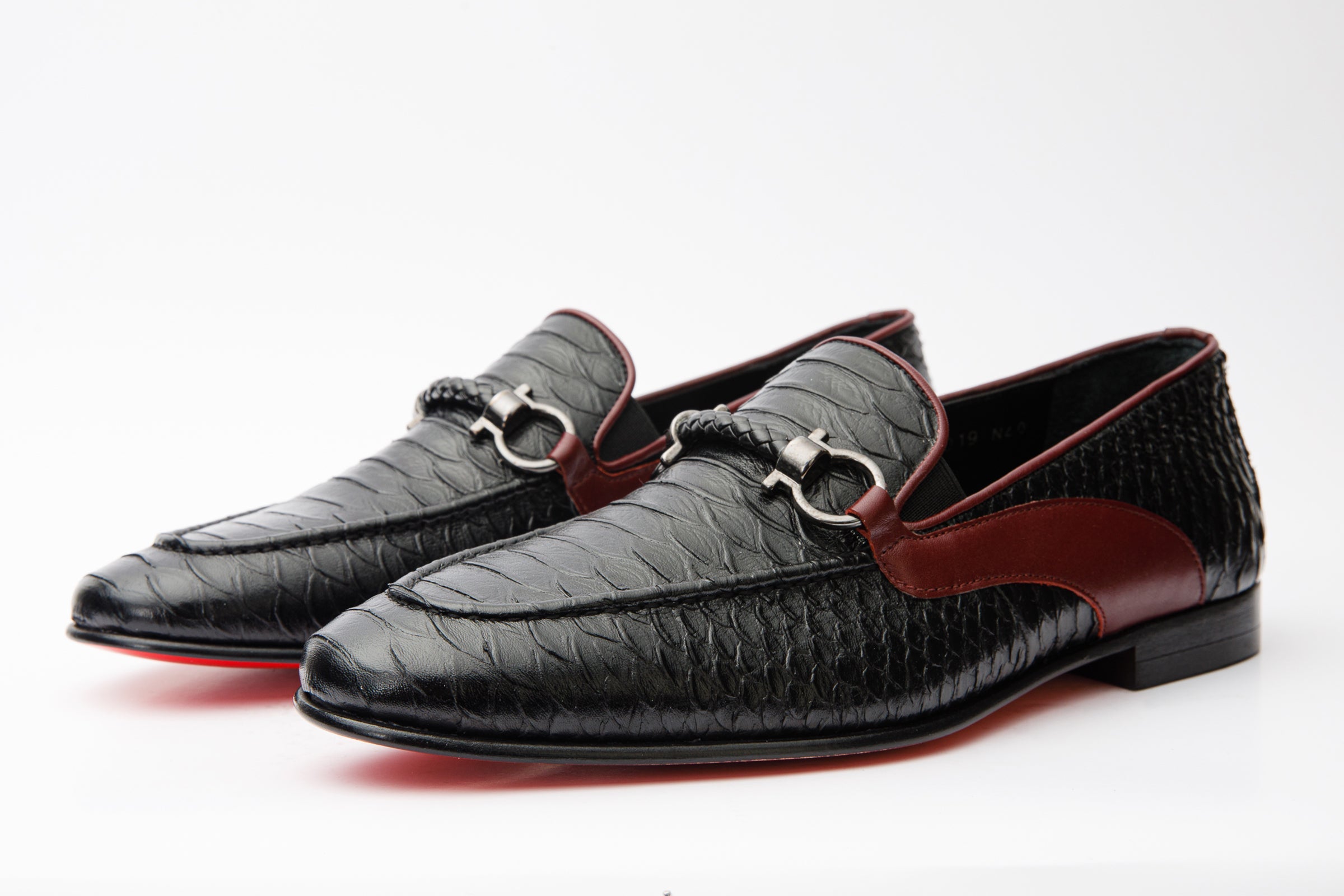 The Milano Black Shoe Bit Loafer  Shoe Final Sale! All New