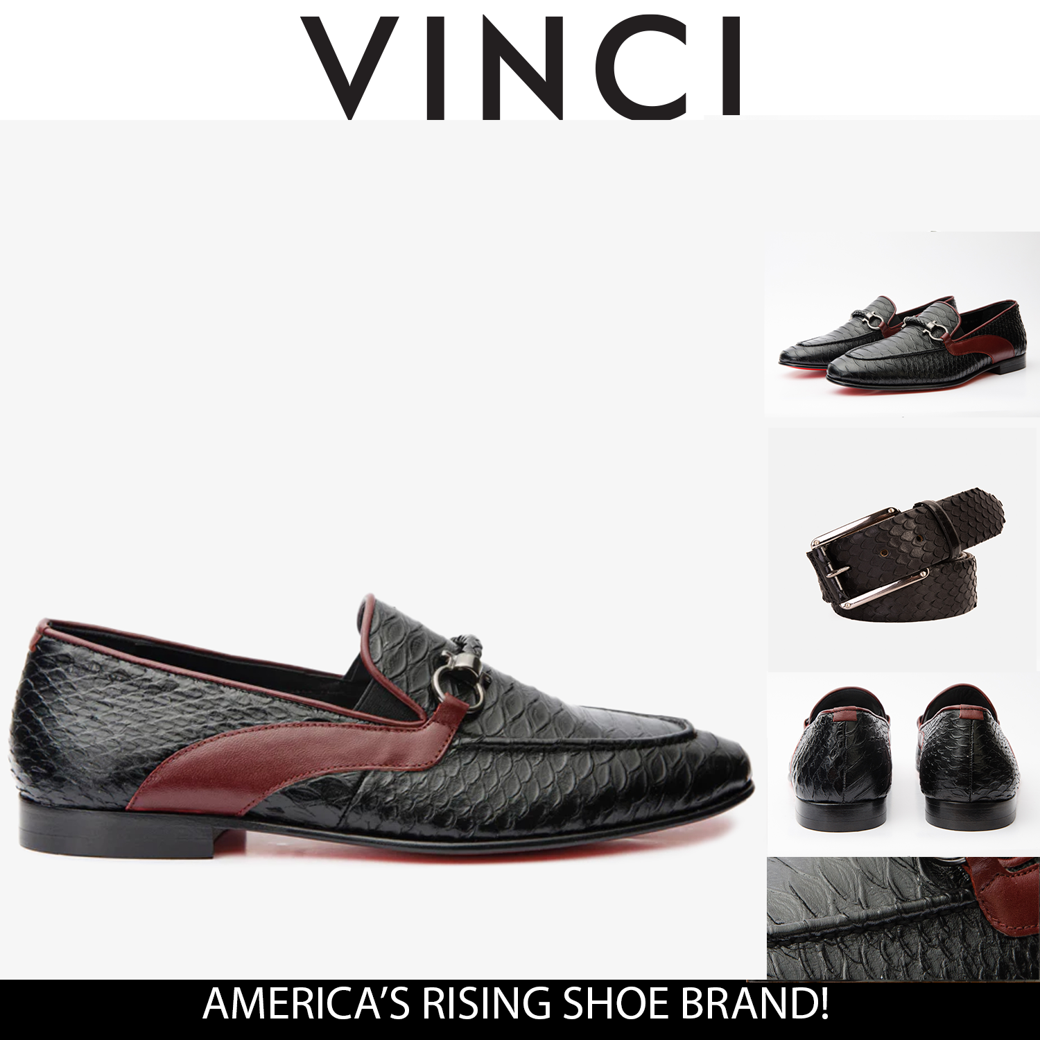 The Milano Black Shoe Bit Loafer  Shoe Final Sale! All New