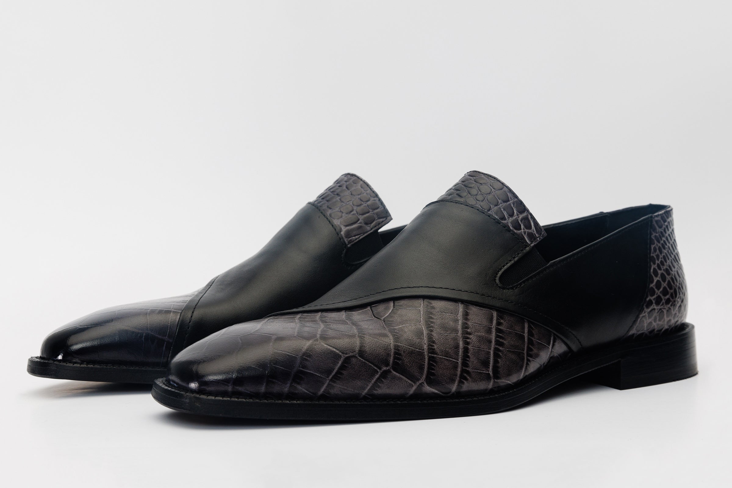 The Mississippi Black Leather Loafer Shoe Exclusive Style