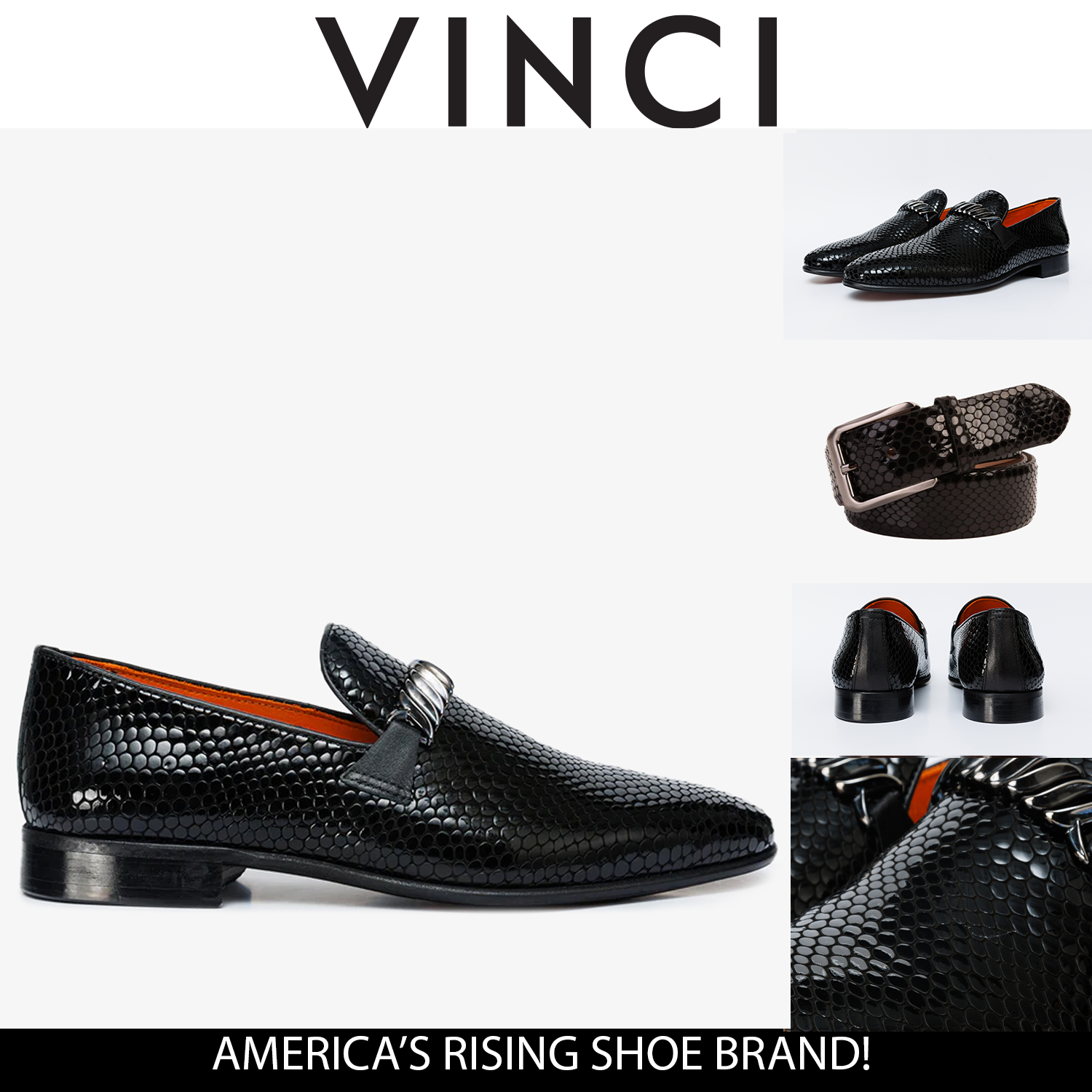 The King Black Bit Dress Loafer Shoe For Sale
