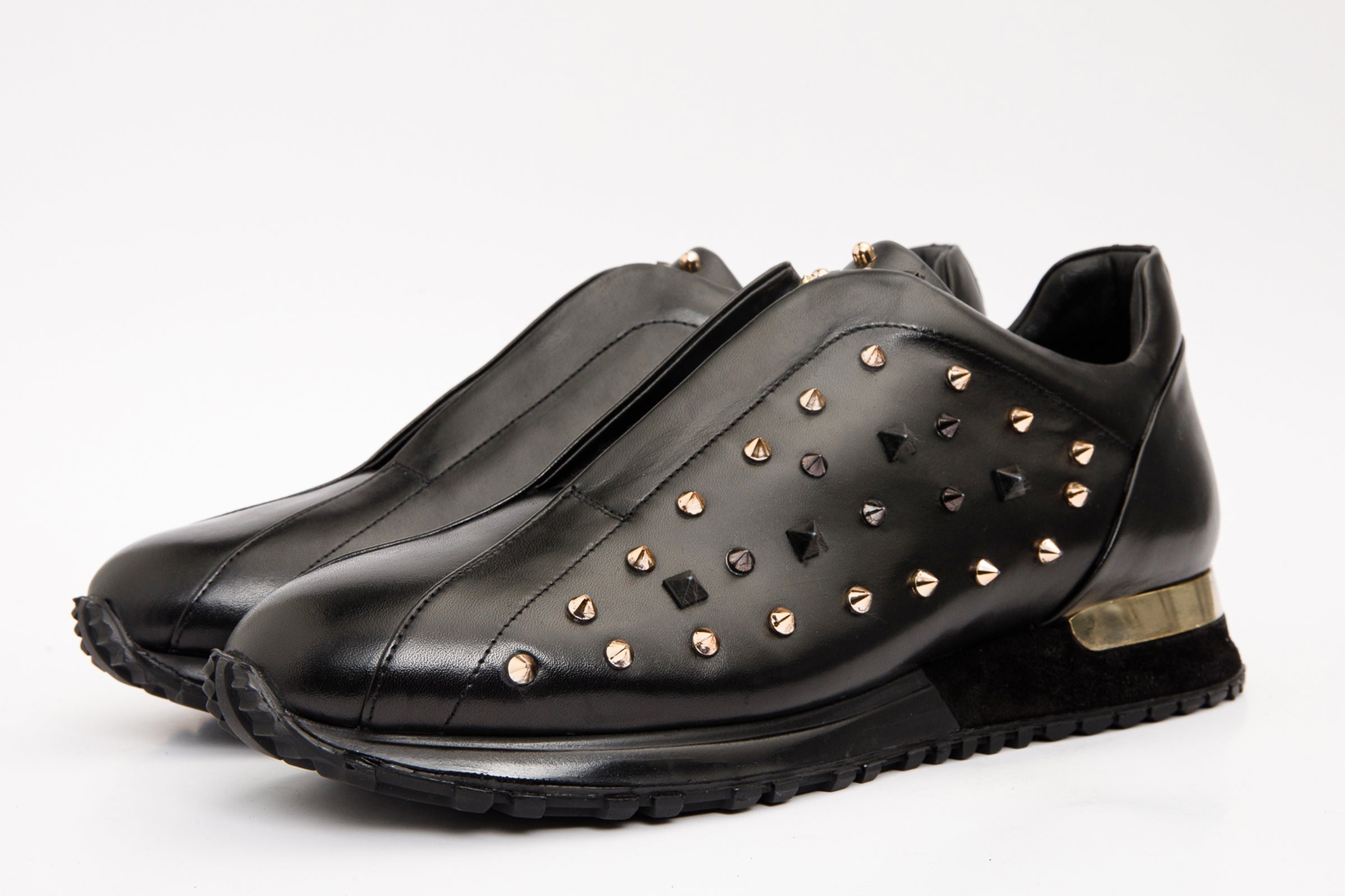 The Infanta Black Spike Leather  Sneaker Limited Edition All New
