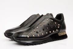 The Infanta Black Spike Leather  Sneaker Limited Edition All New