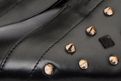 The Infanta Black Spike Leather  Sneaker Limited Edition All New