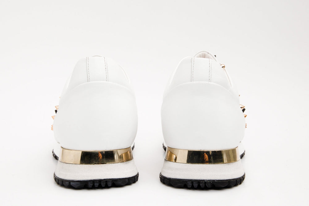 The Infanta White Spike Leather Sneaker Limited Edition Universal Fit