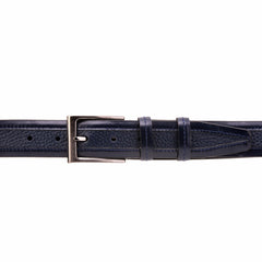 The Everest Rockwell Navy Blue Leather Belt For Sale