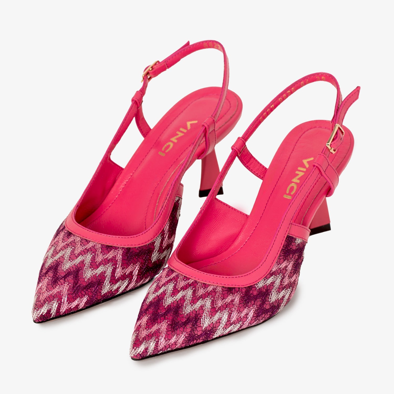 The Napoli Fuchsia Leather Slingback Sandal Exclusive Style