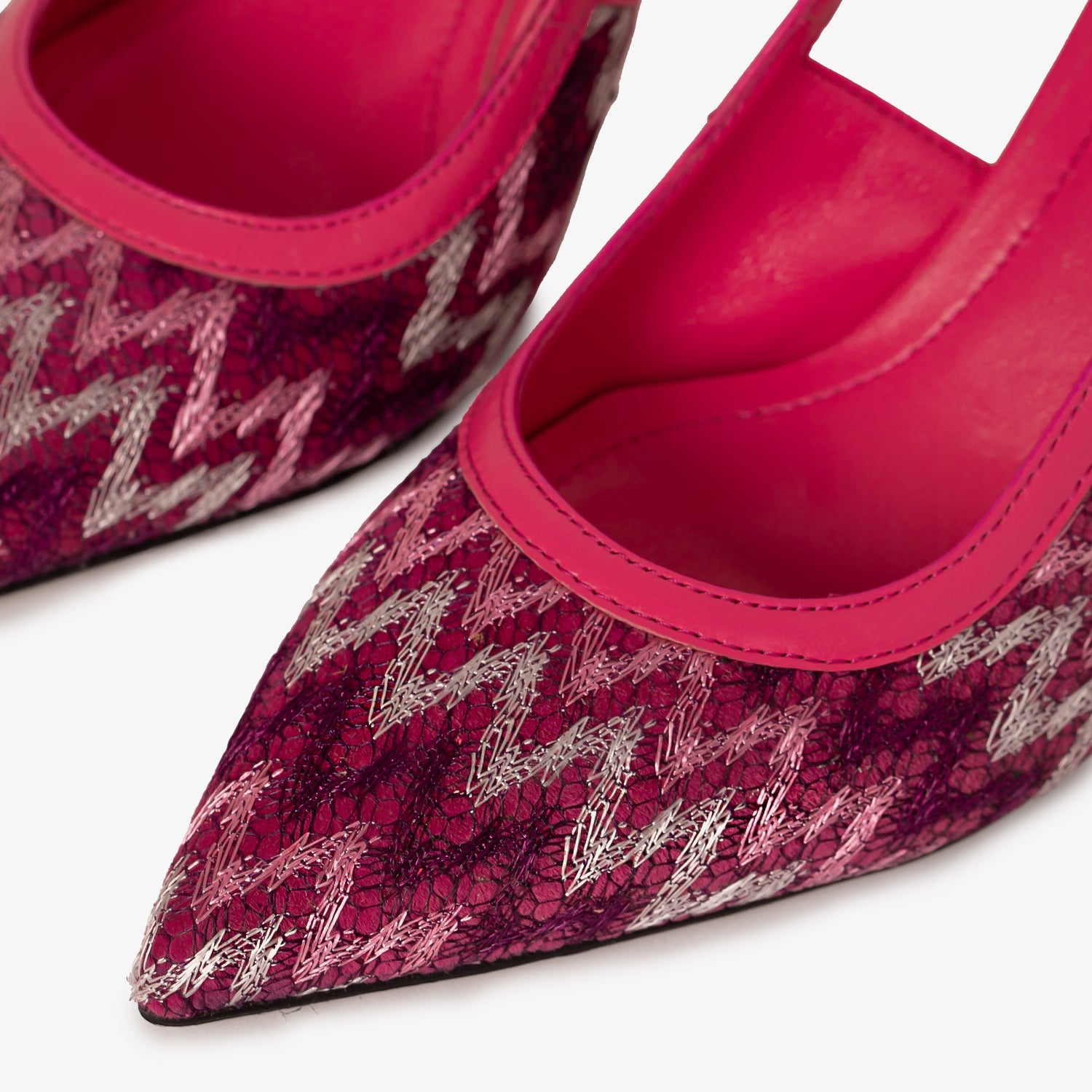 The Napoli Fuchsia Leather Slingback Sandal Exclusive Style