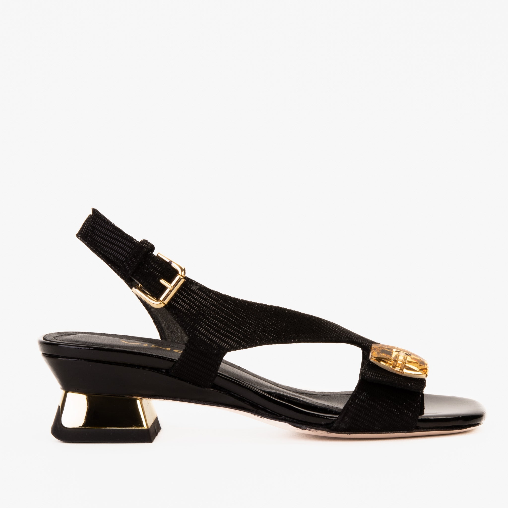 The Iconic Black Leather Sandal For Sale