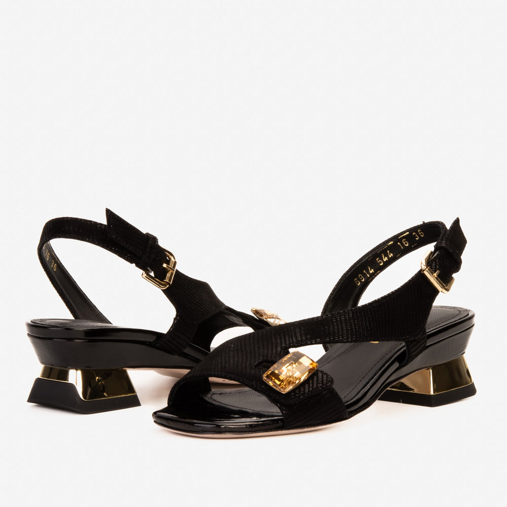 The Iconic Black Leather Sandal For Sale