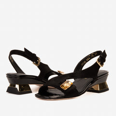 The Iconic Black Leather Sandal For Sale