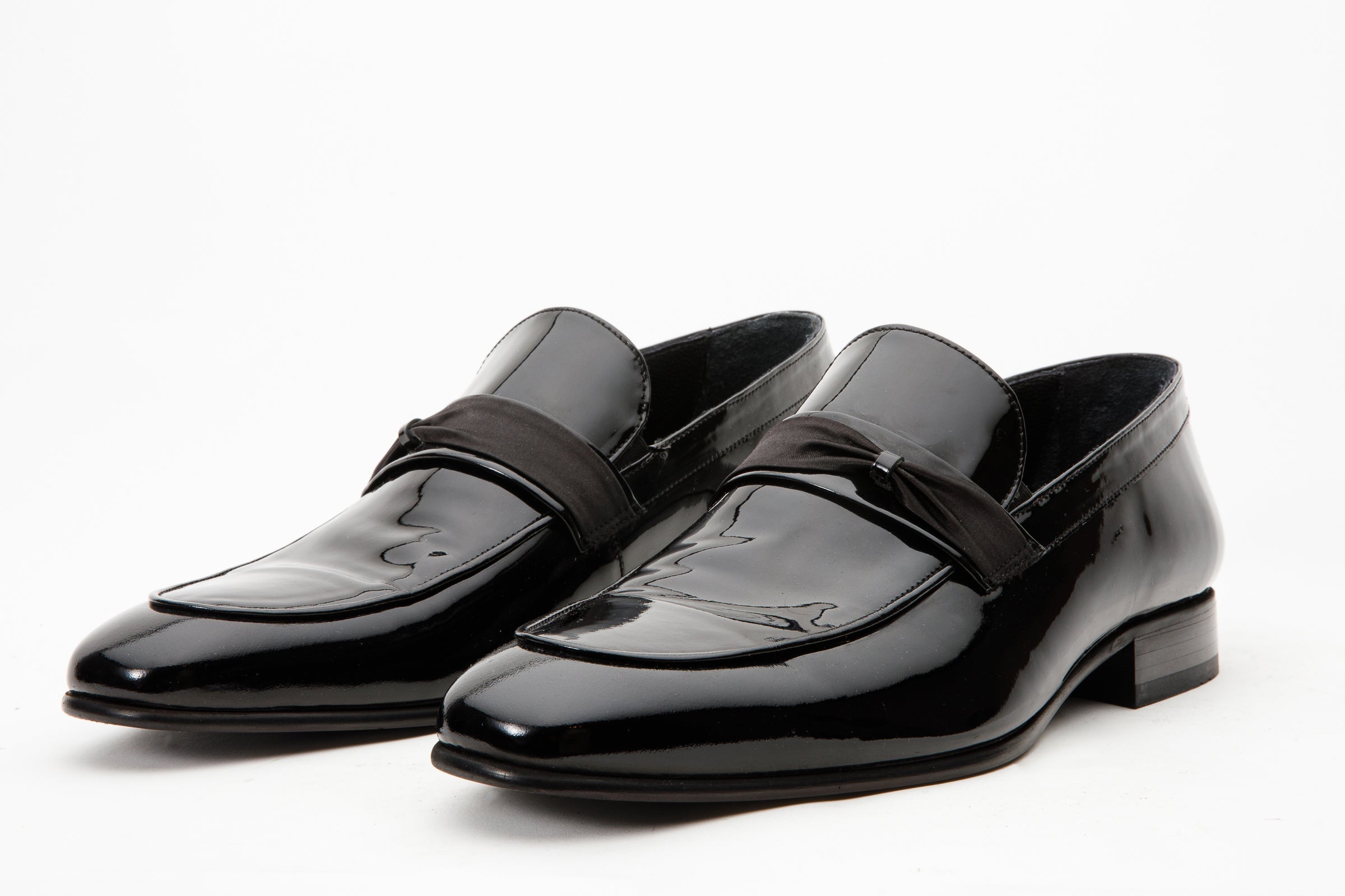 The Dodoma Black Patent  Leather Loafer Shoe On Sale