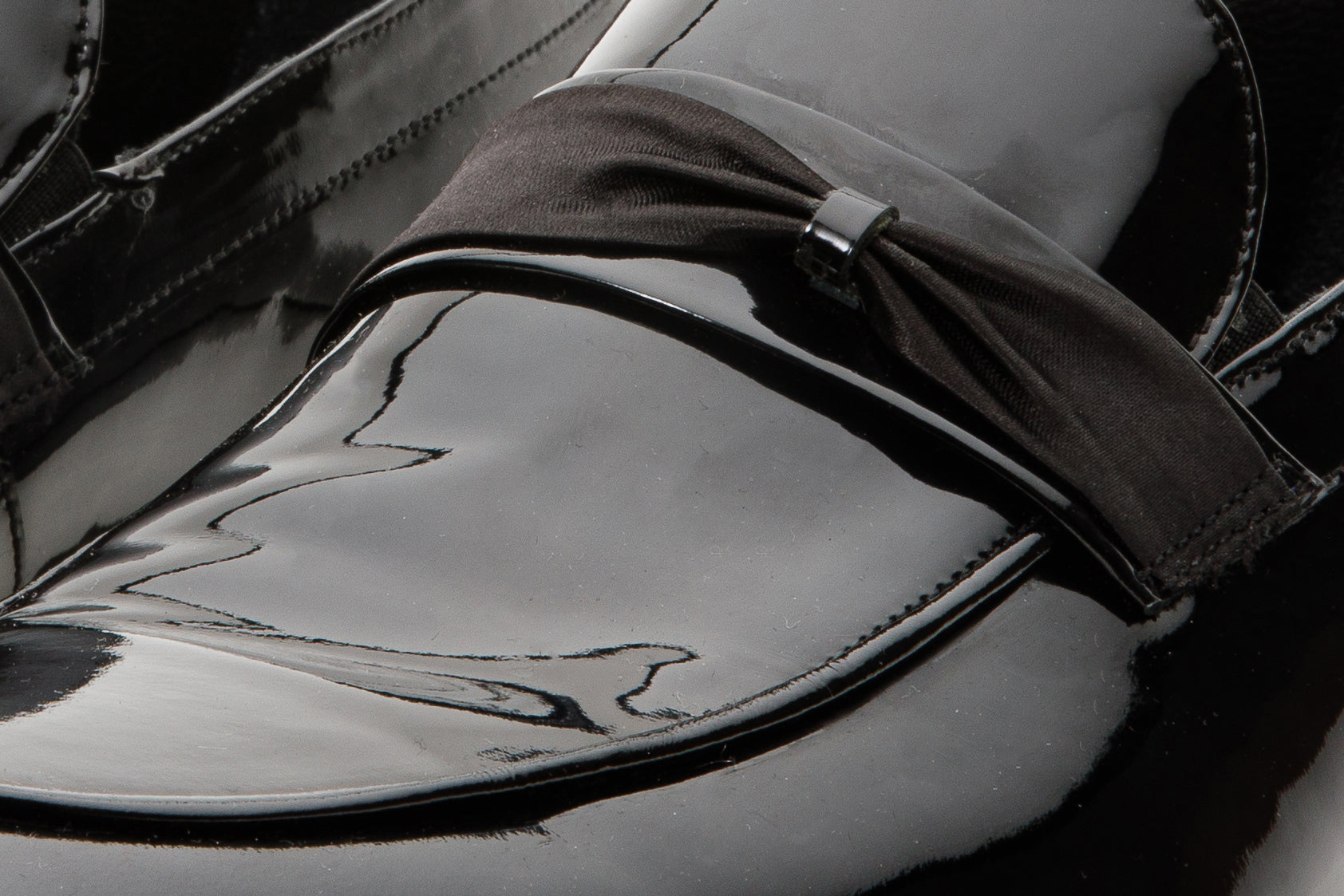 The Dodoma Black Patent  Leather Loafer Shoe On Sale