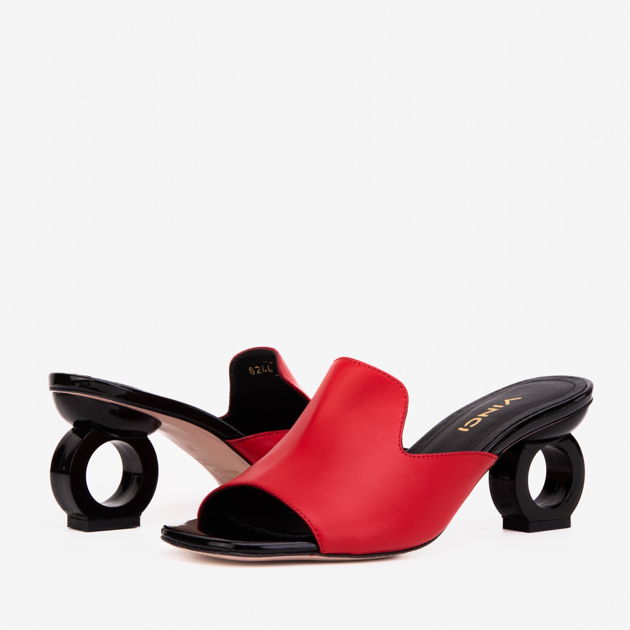 The Tory Red Leather Sandal Exclusive Style