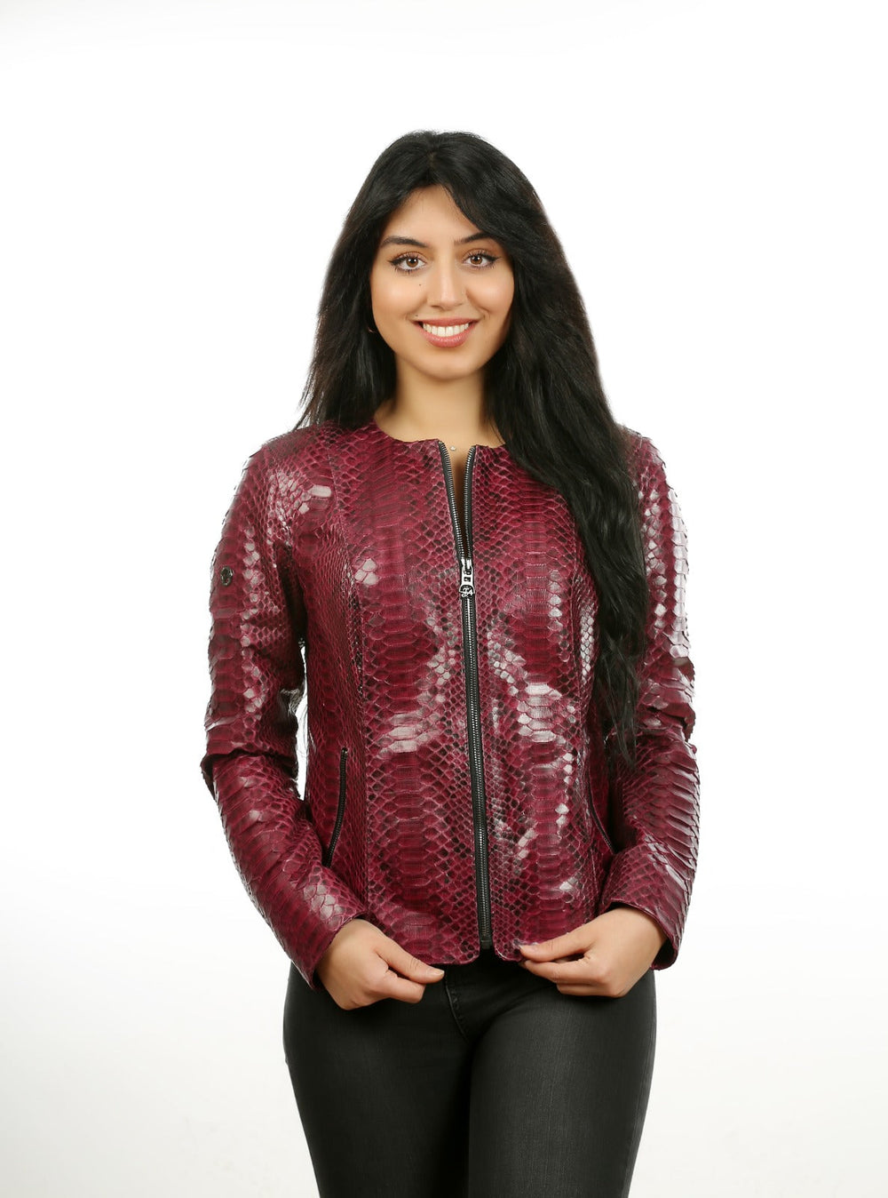 Towanda Pyhtn Leather Jacket On Sale