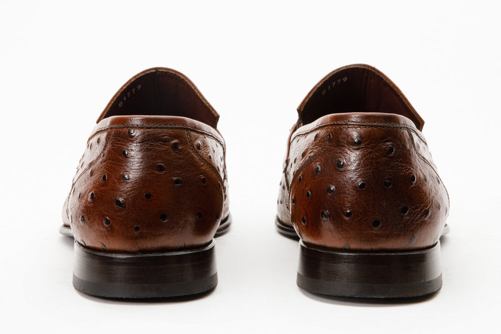 The Johannesburg Brown Leather Dress Loafer  Shoe Fine Craftsmanship
