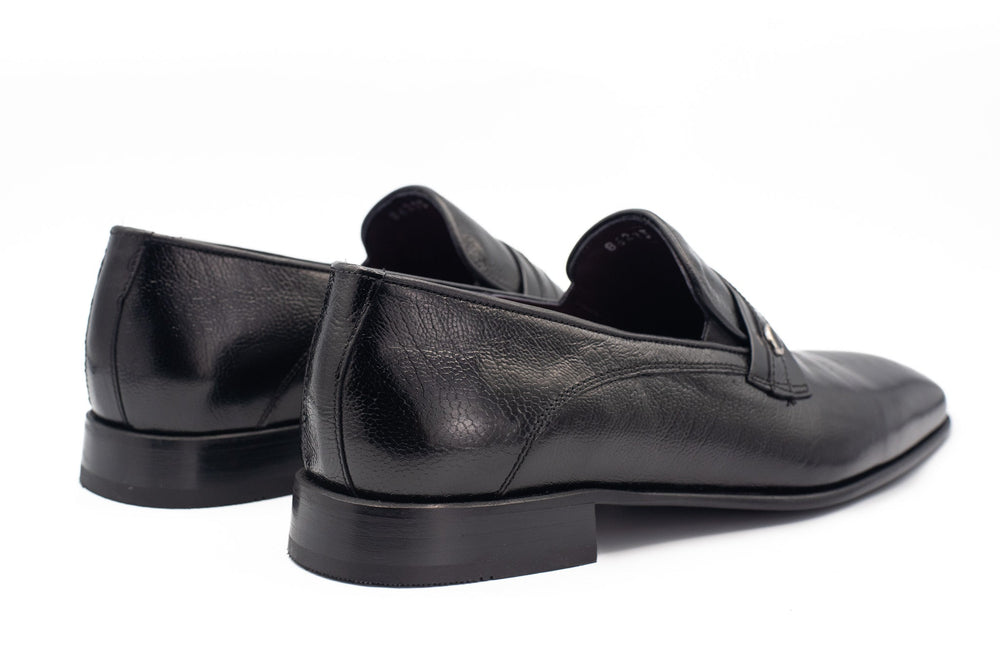 The Bangkok Black Penny Loafer Shoe Universal Fit