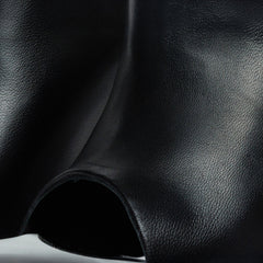 The Cymmer Black Leather Sandal Fine Craftsmanship