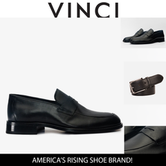 The Marinka Black Leather Shoe Penny Loafer  Shoe All New
