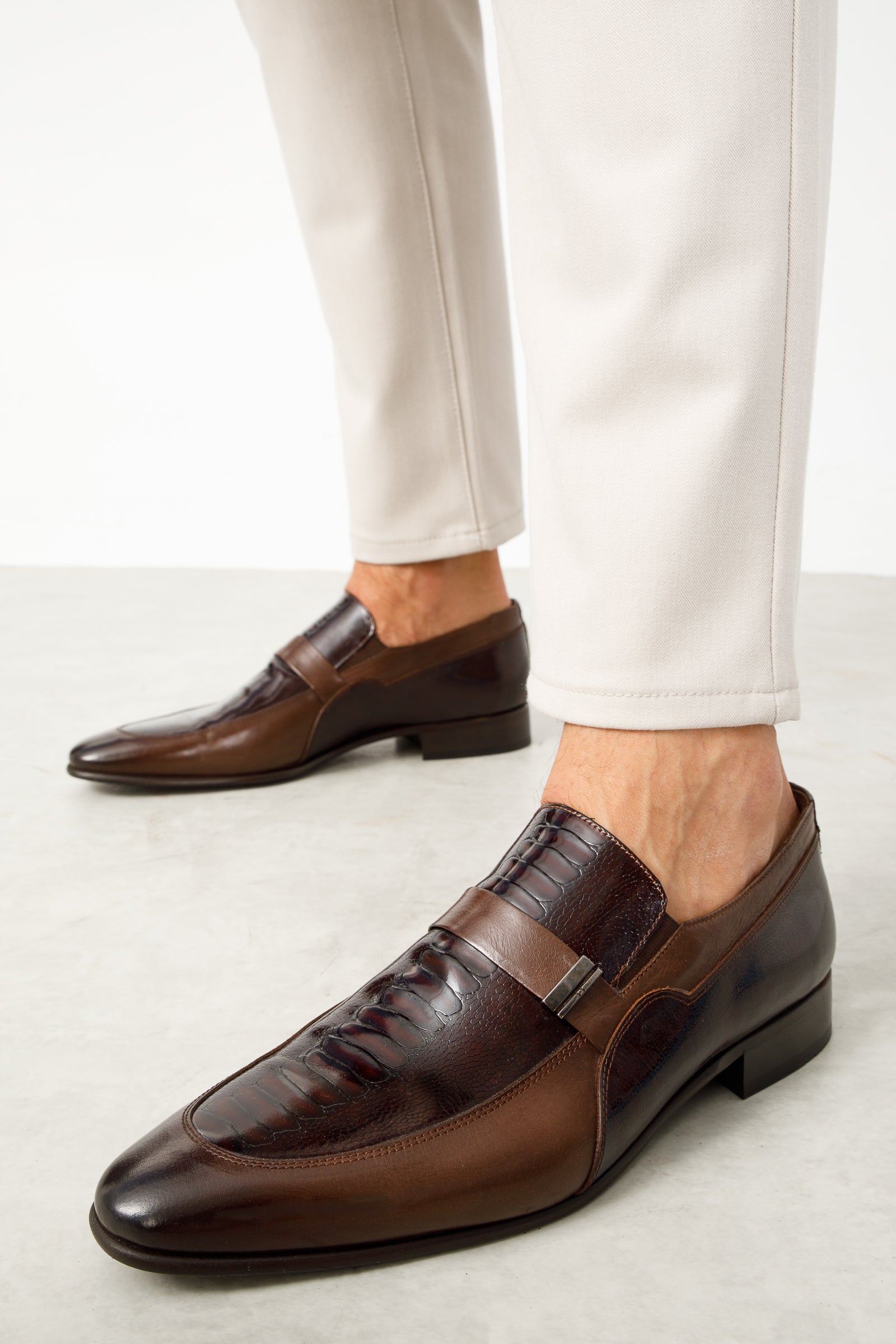 The Kazablanka Brown Leather Bit Loafer  Shoe Fine Craftsmanship