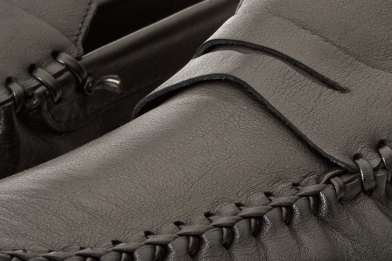 The Eregli Black Leather Penny Loafer Shoe Exclusive Style