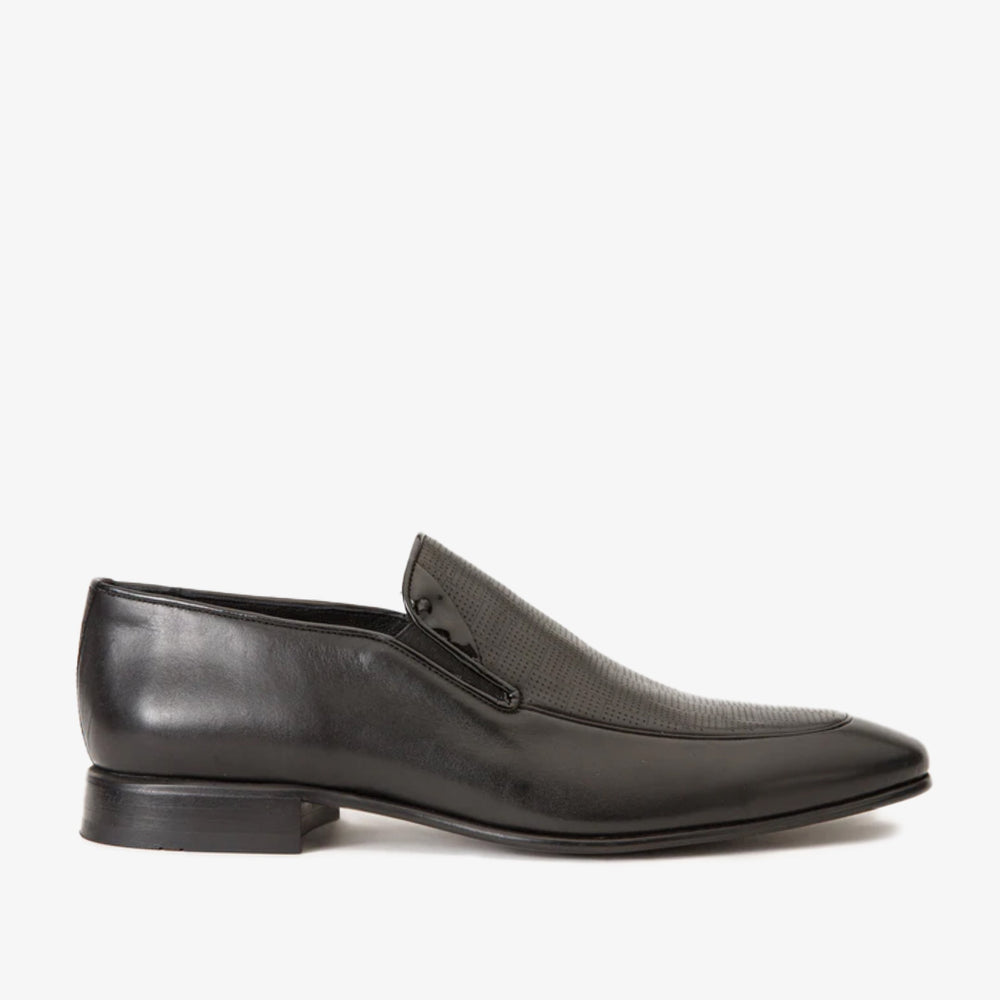 The Migues Black Leather Loafer Shoe Exclusive Style