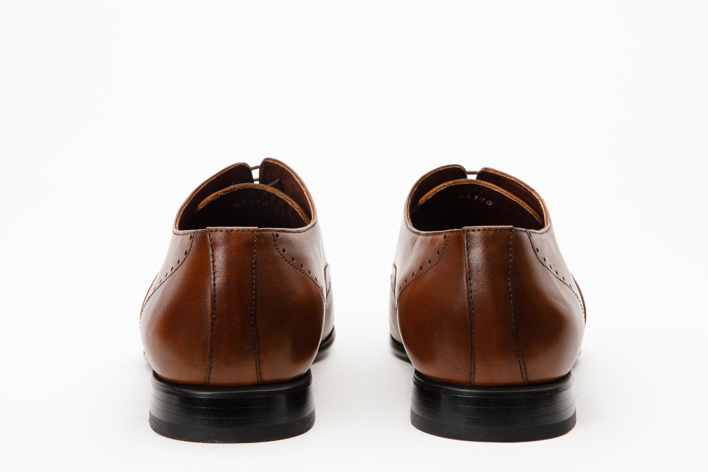The Roma Tan Leather Wingtip Oxford Shoe All New